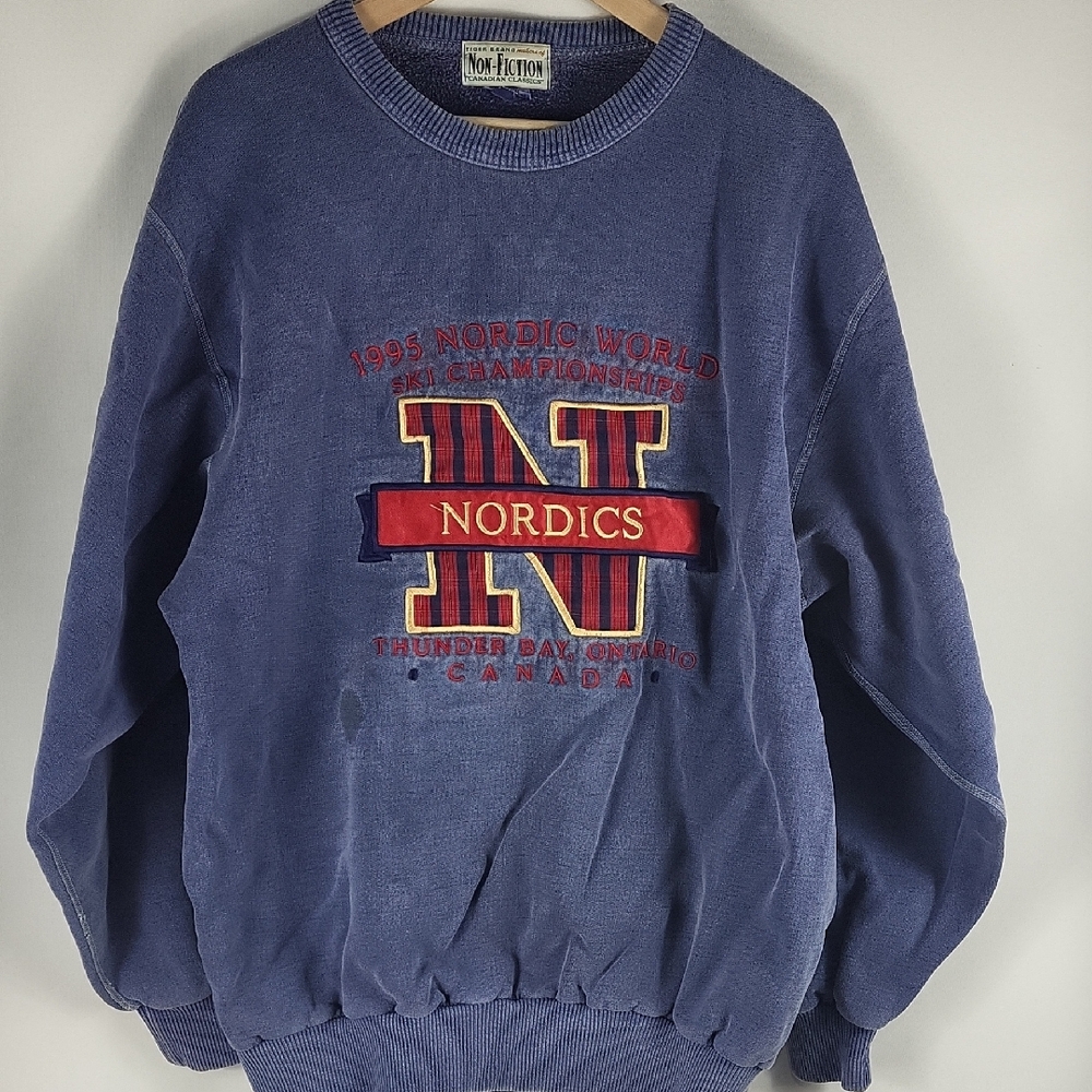 1995 Nordic World Ski Championships Graphic Crewneck Size X-Large